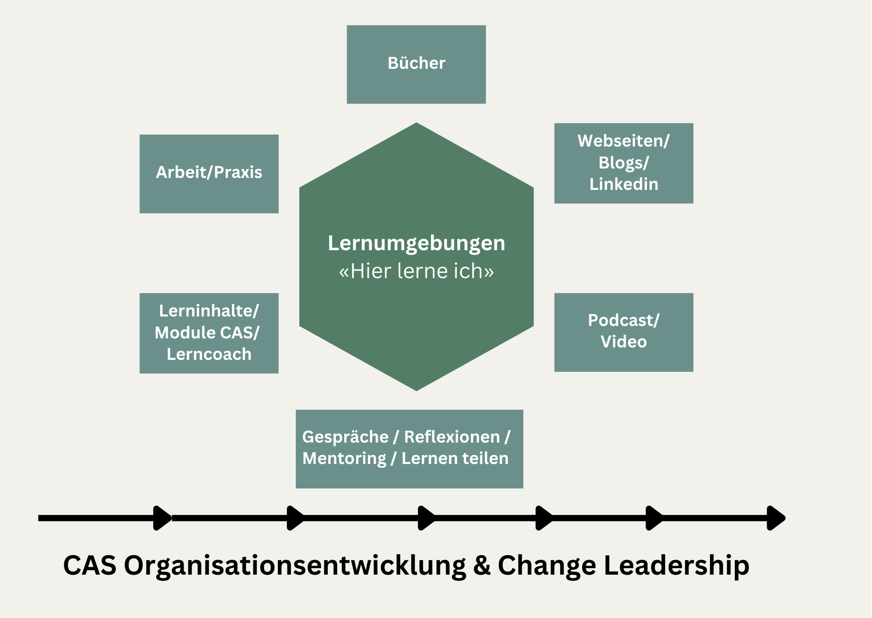 Die Welt und das Leben als Lernort. Eigene Visualisierung.